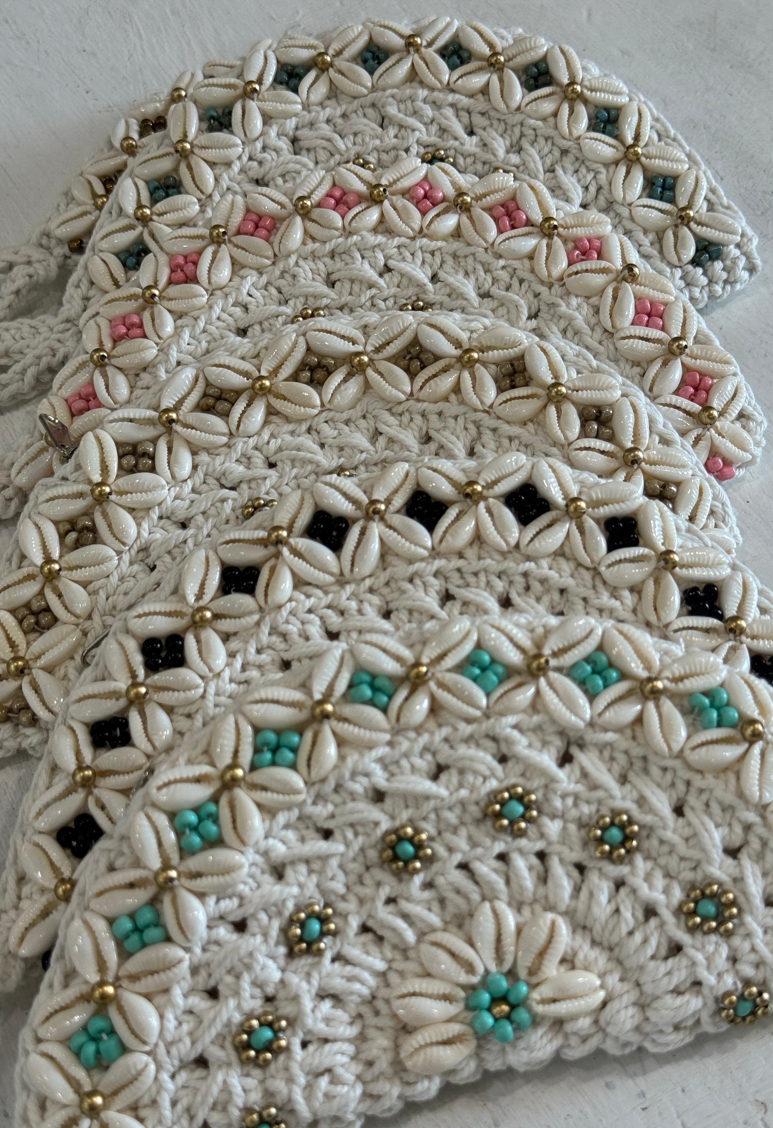Pochettina Mezzaluna macramé