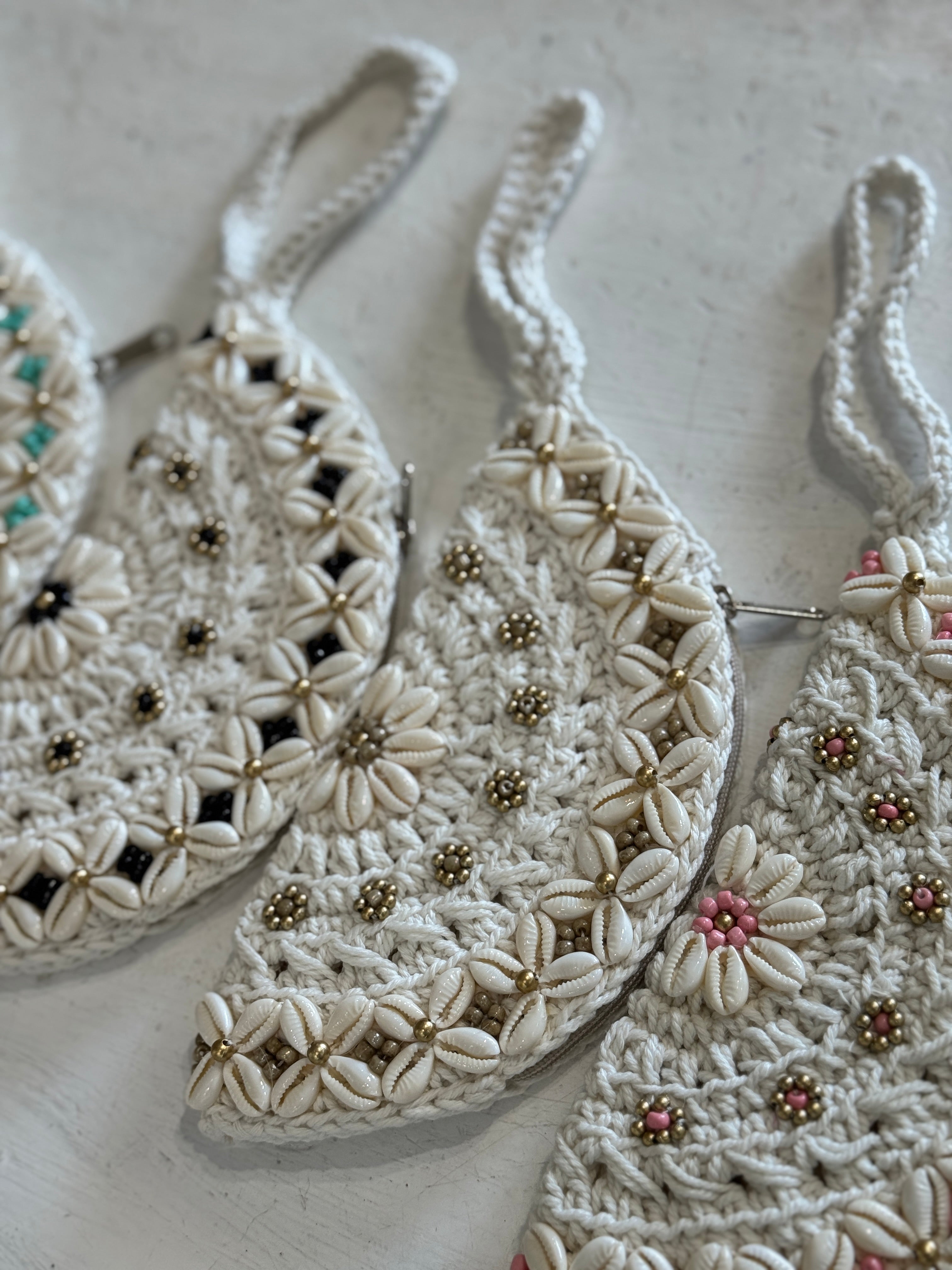 Pochettina Mezzaluna macramé