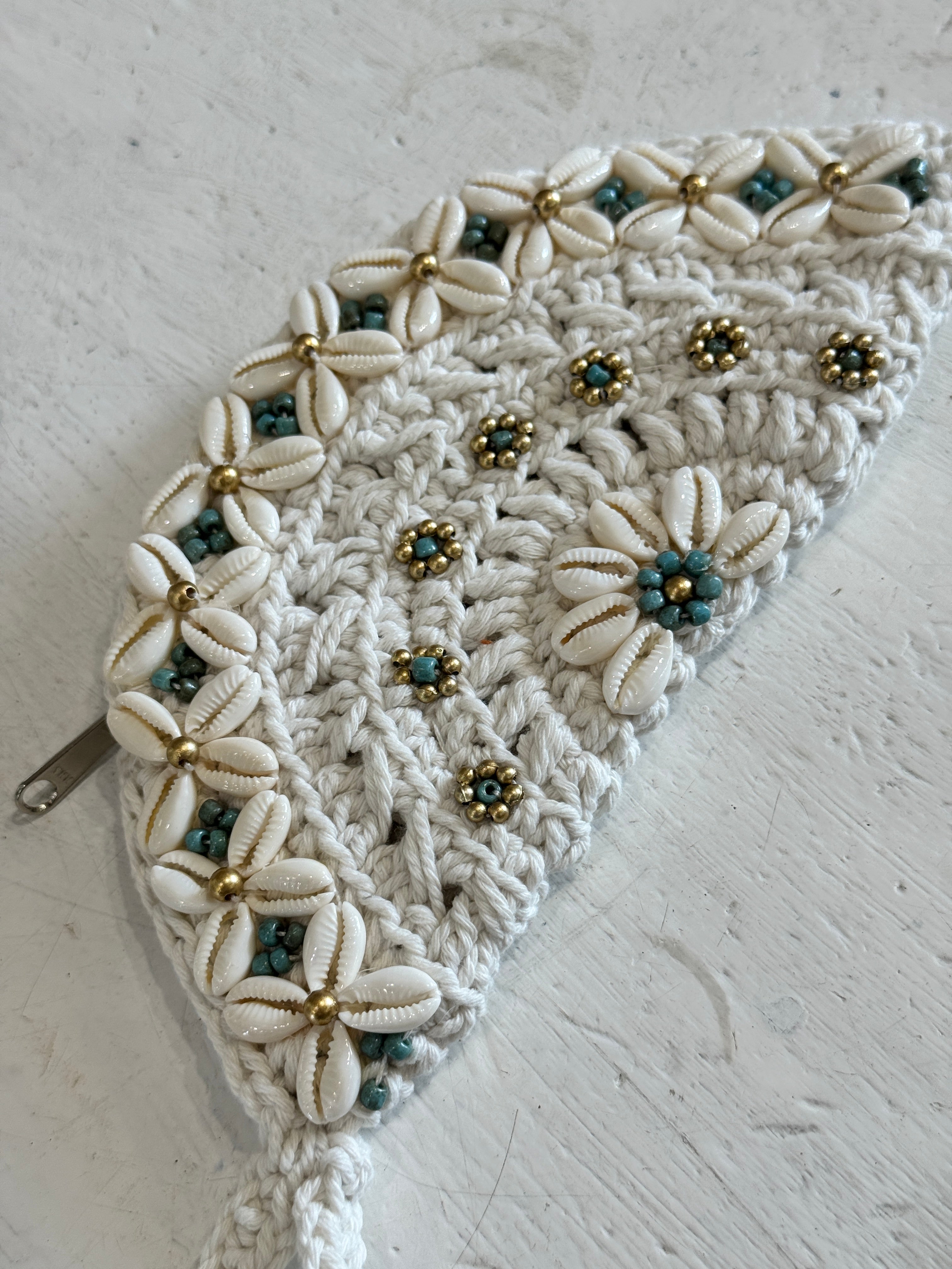Pochettina Mezzaluna macramé