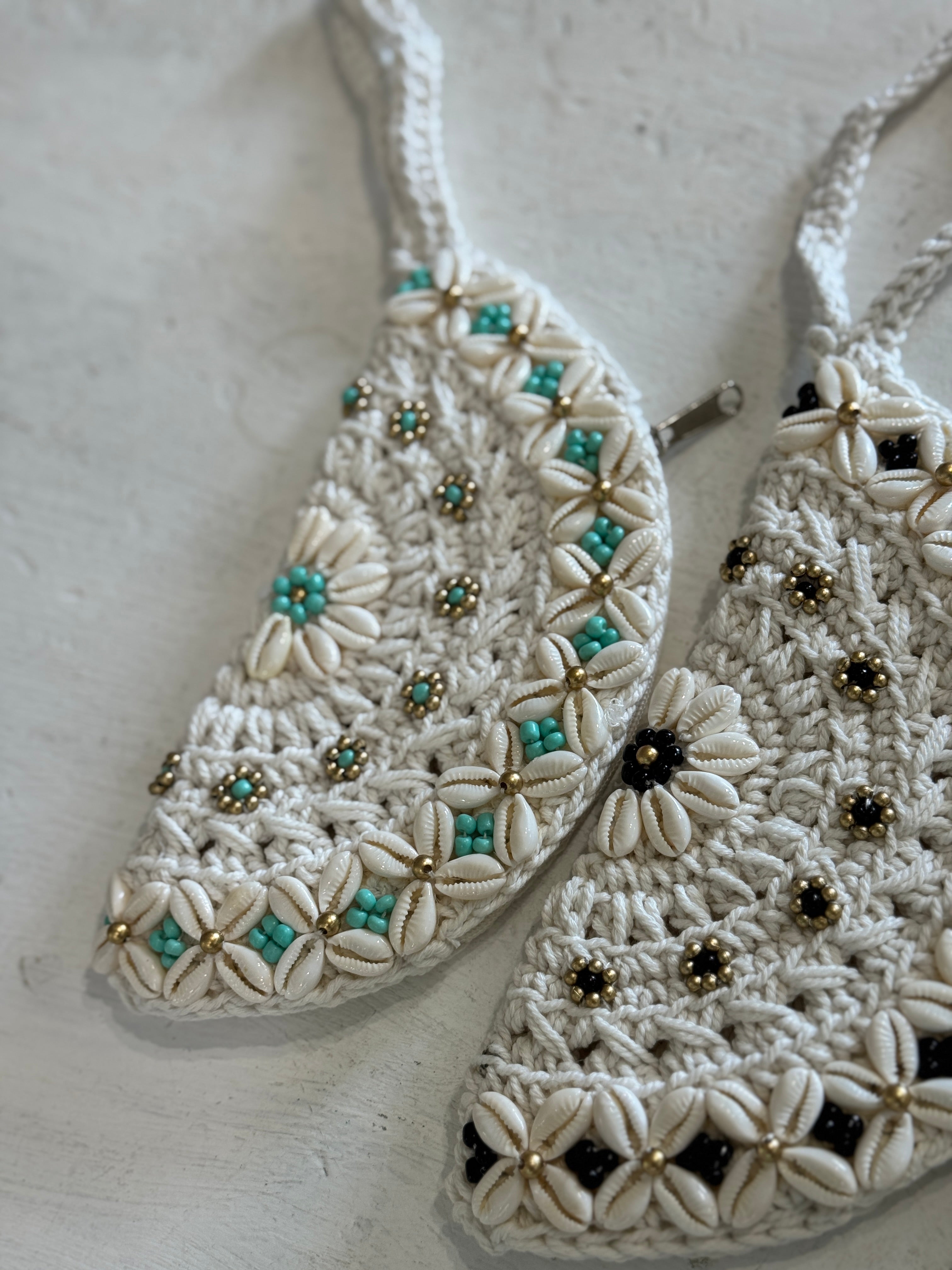Pochettina Mezzaluna macramé