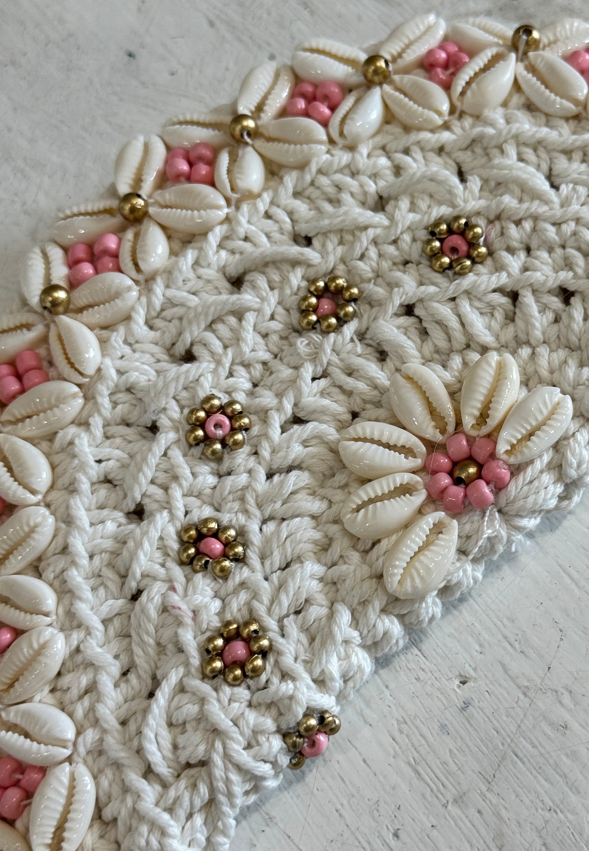 Pochettina Mezzaluna macramé