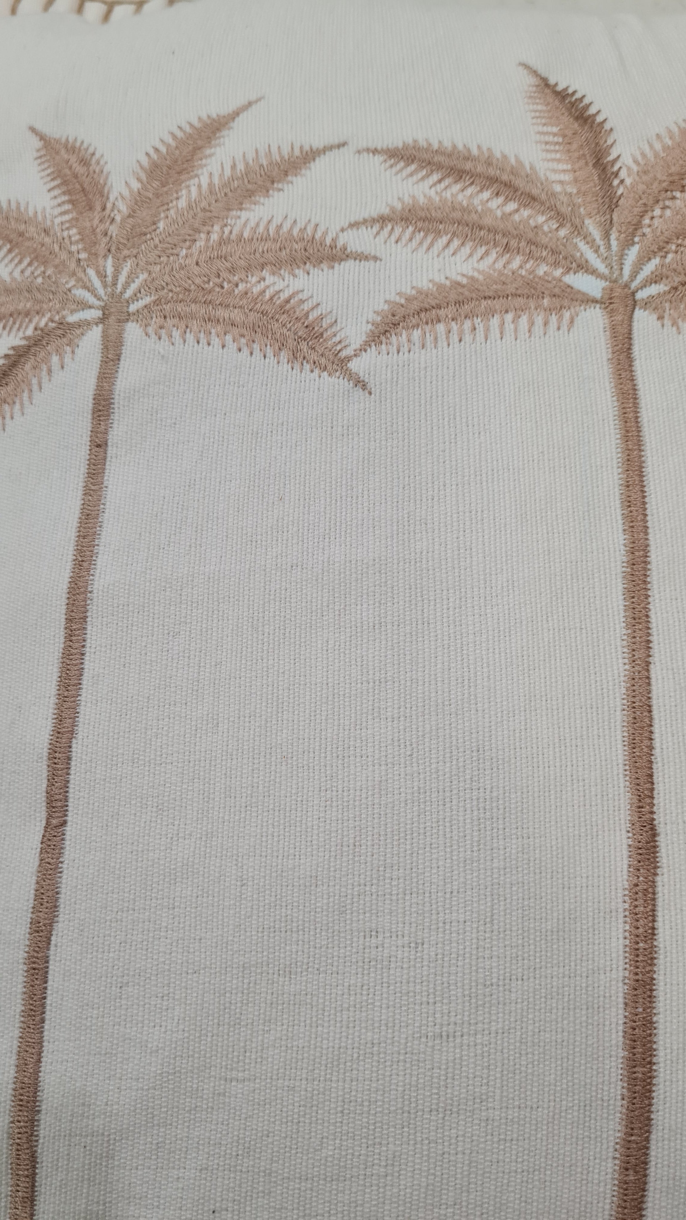 cuscino quadrato ecru 50x50 tre palme beige