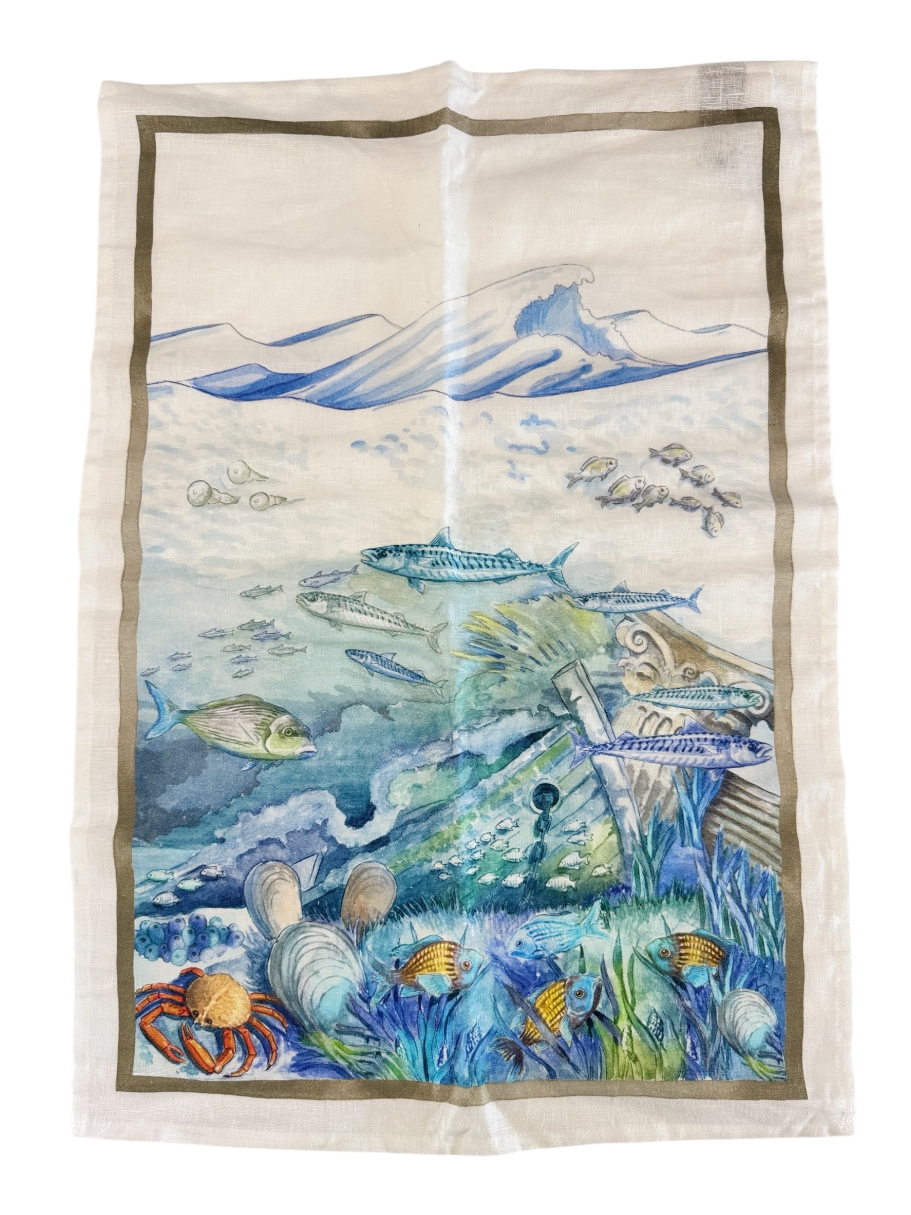 CANOVACCI IN LINO TEMA MARE