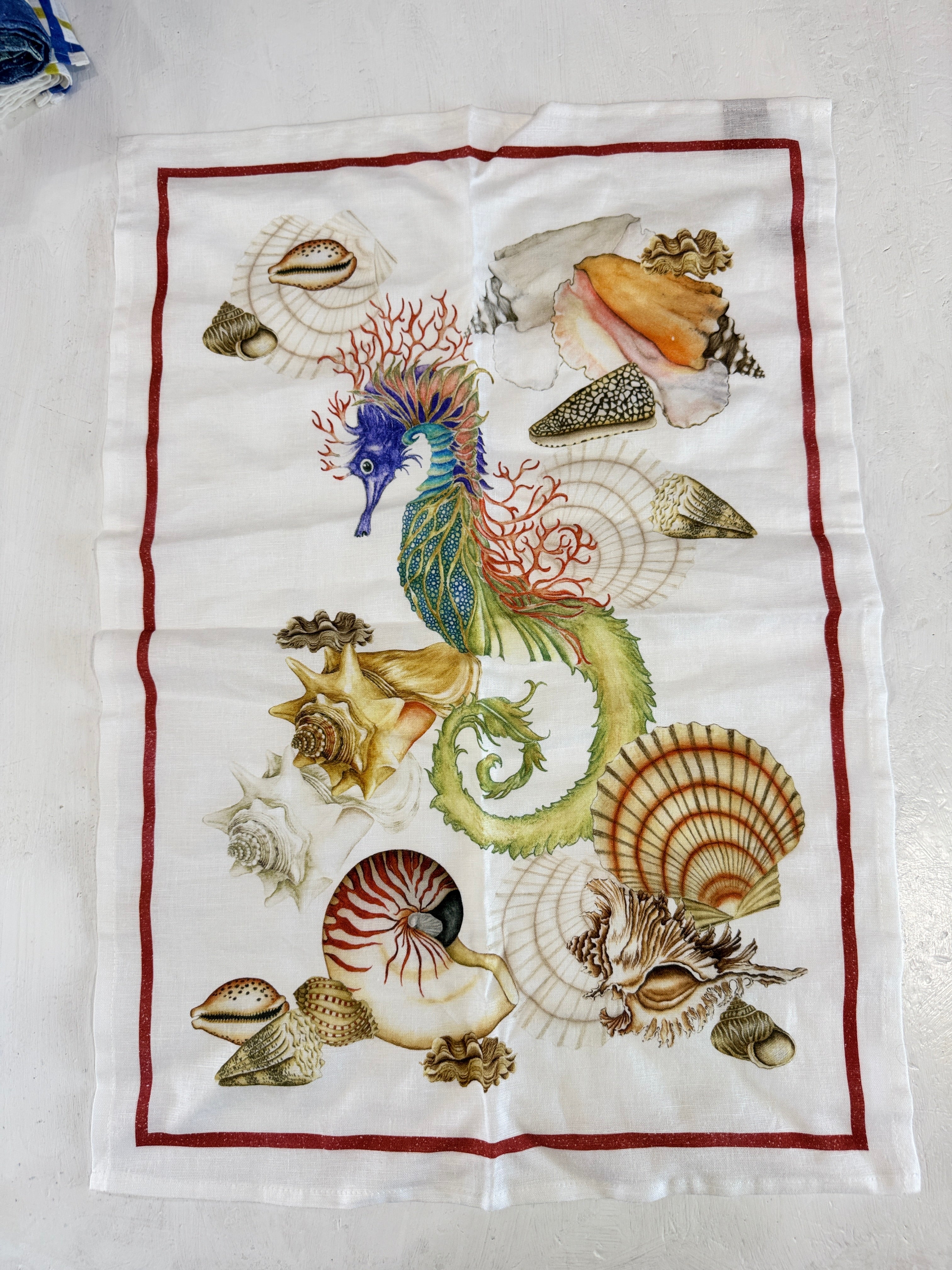 CANOVACCI IN LINO TEMA MARE
