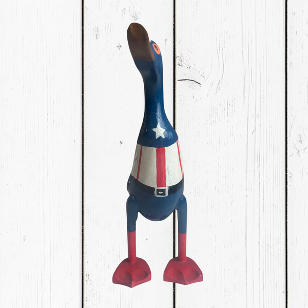 Papera Decorativa In Legno Artigianale Captain America Mascherato Supereroe Marvel