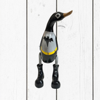 Papera Decorativa In Legno Artigianale Batman Supereroe