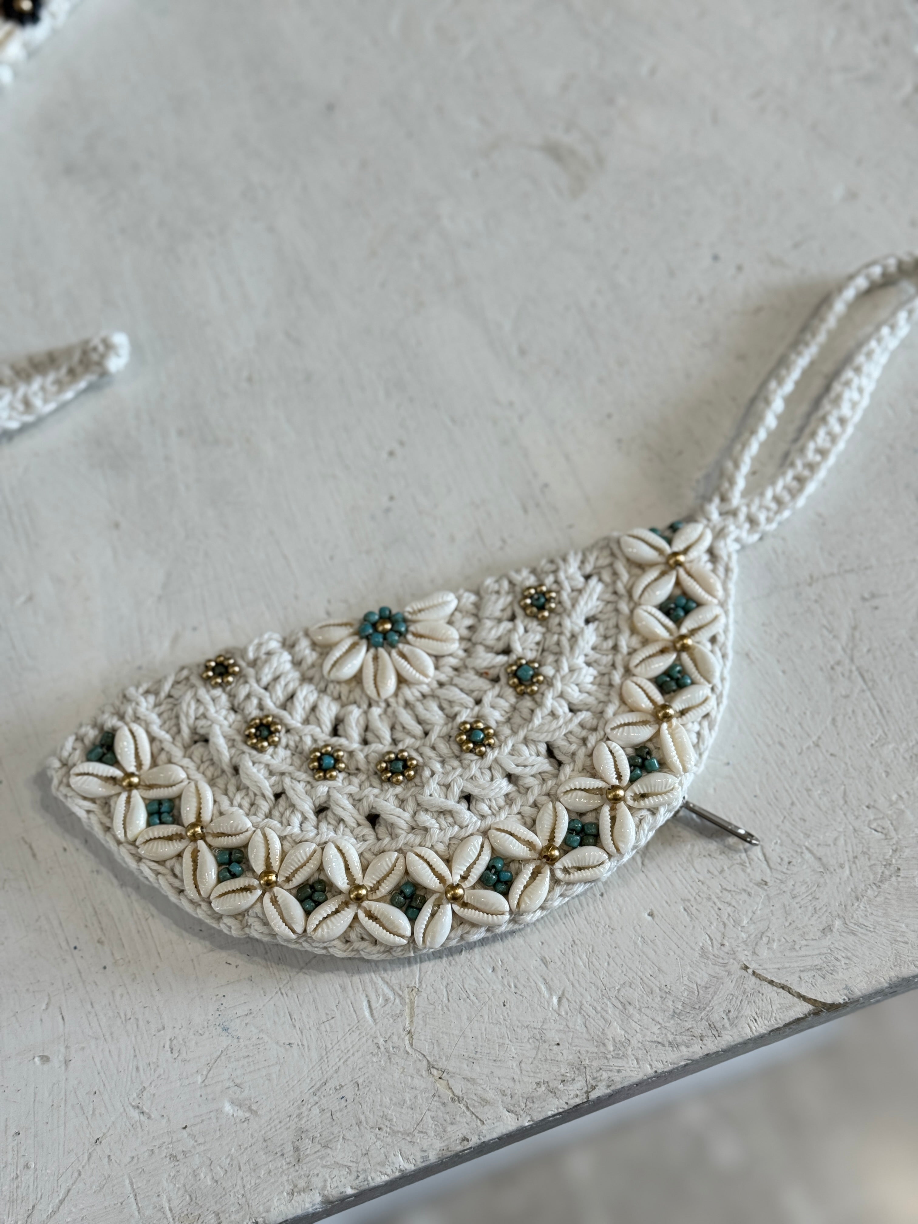 Pochettina Mezzaluna macramé