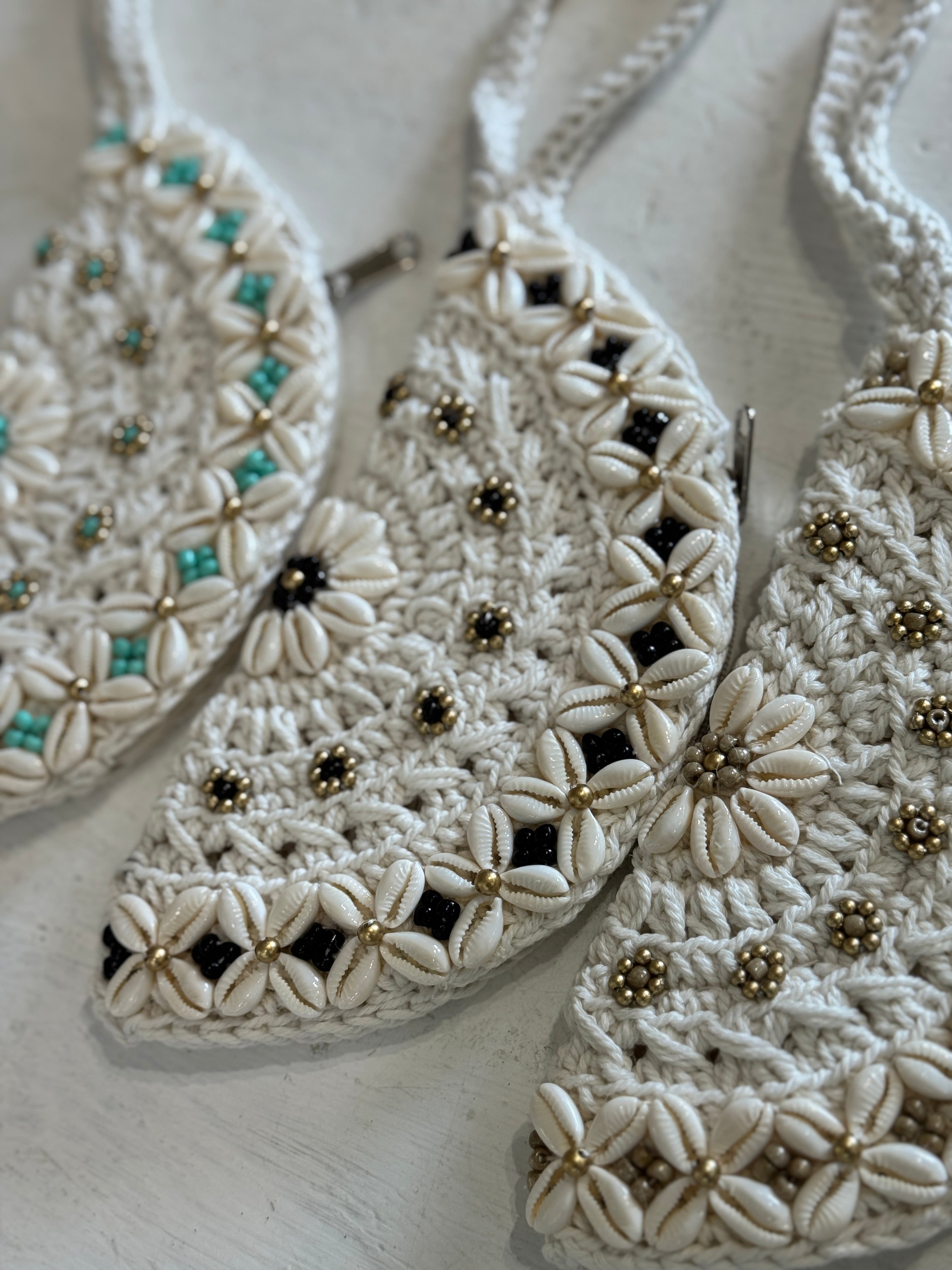 Pochettina Mezzaluna macramé