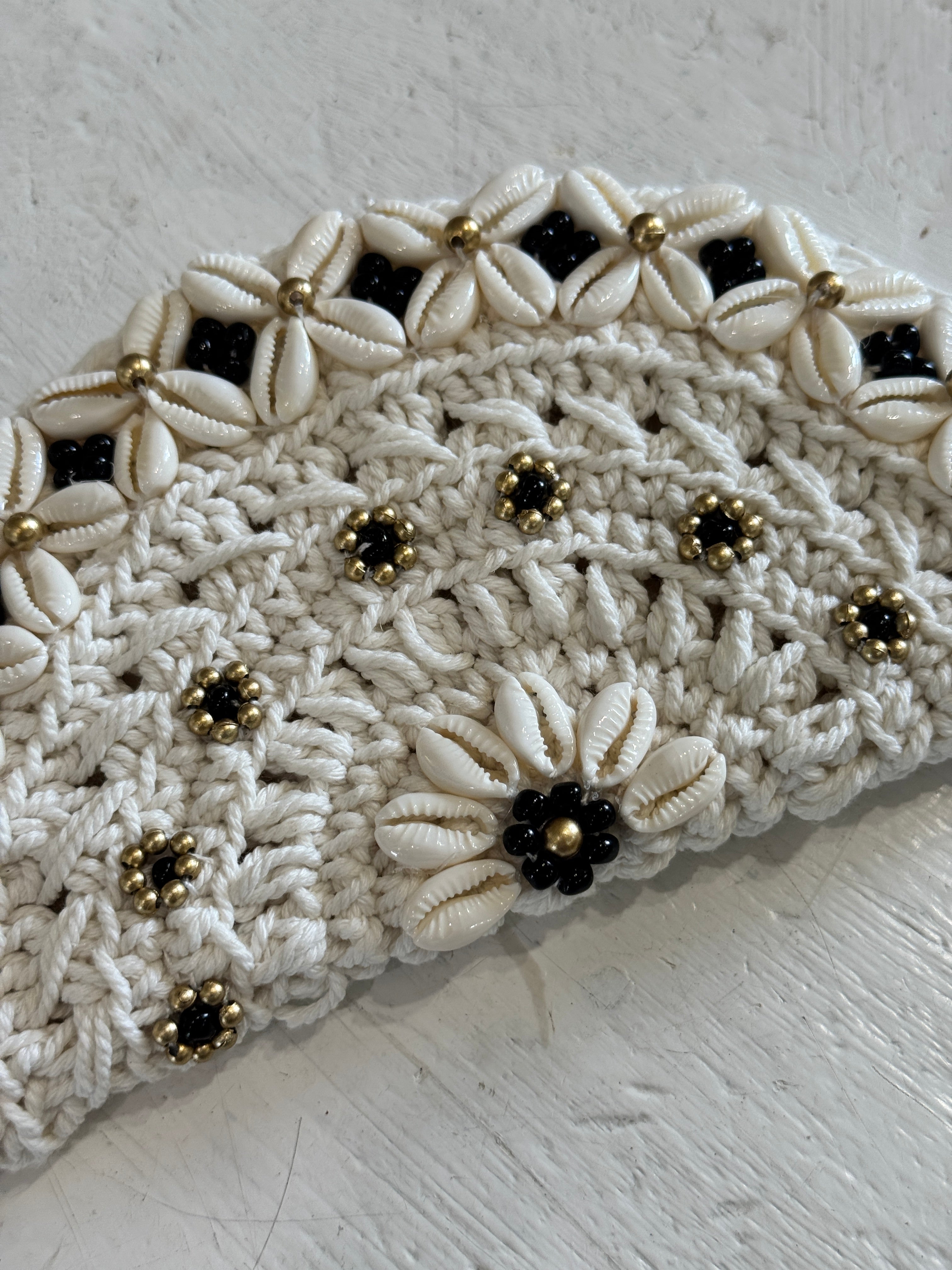 Pochettina Mezzaluna macramé