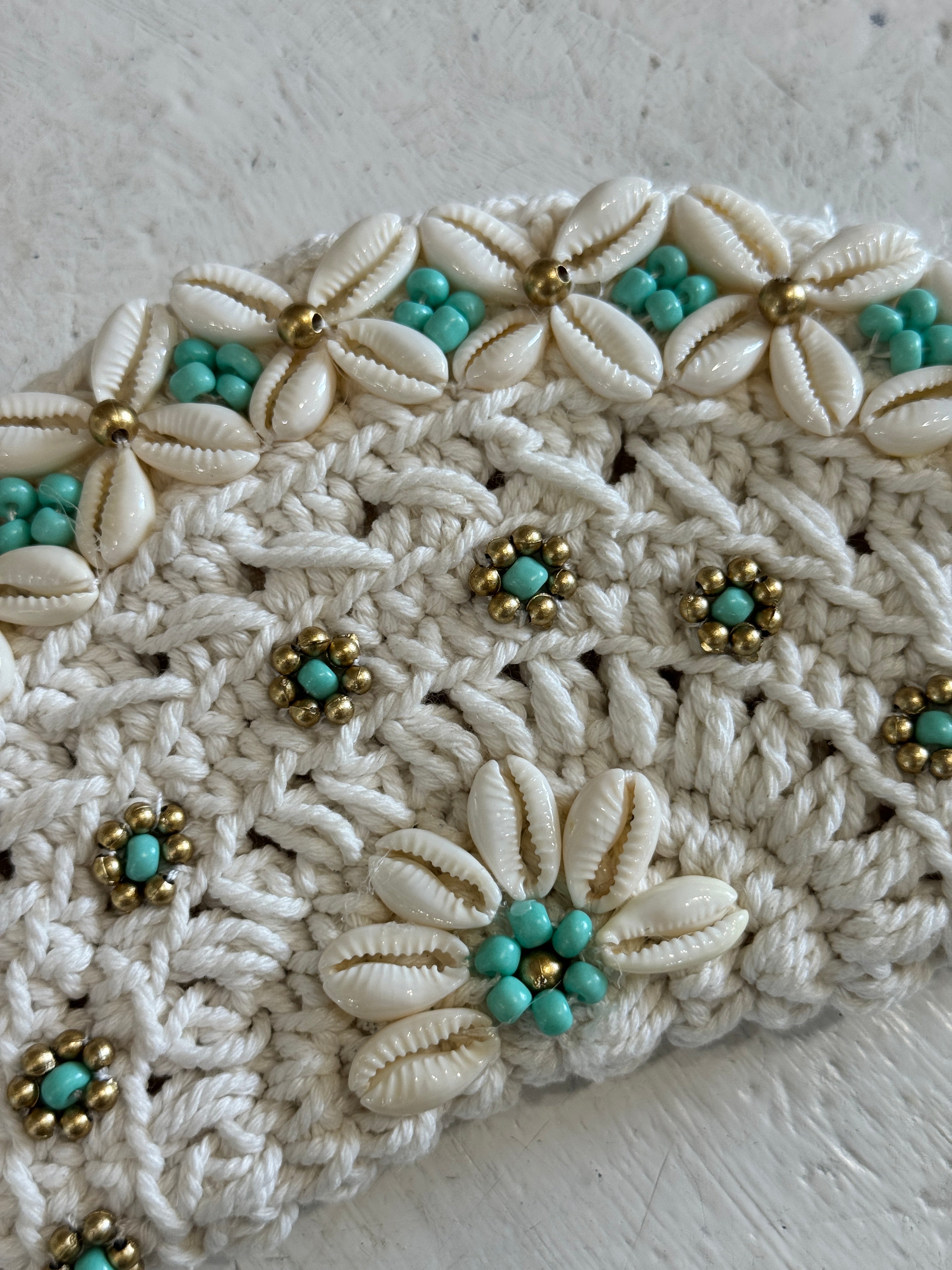 Pochettina Mezzaluna macramé