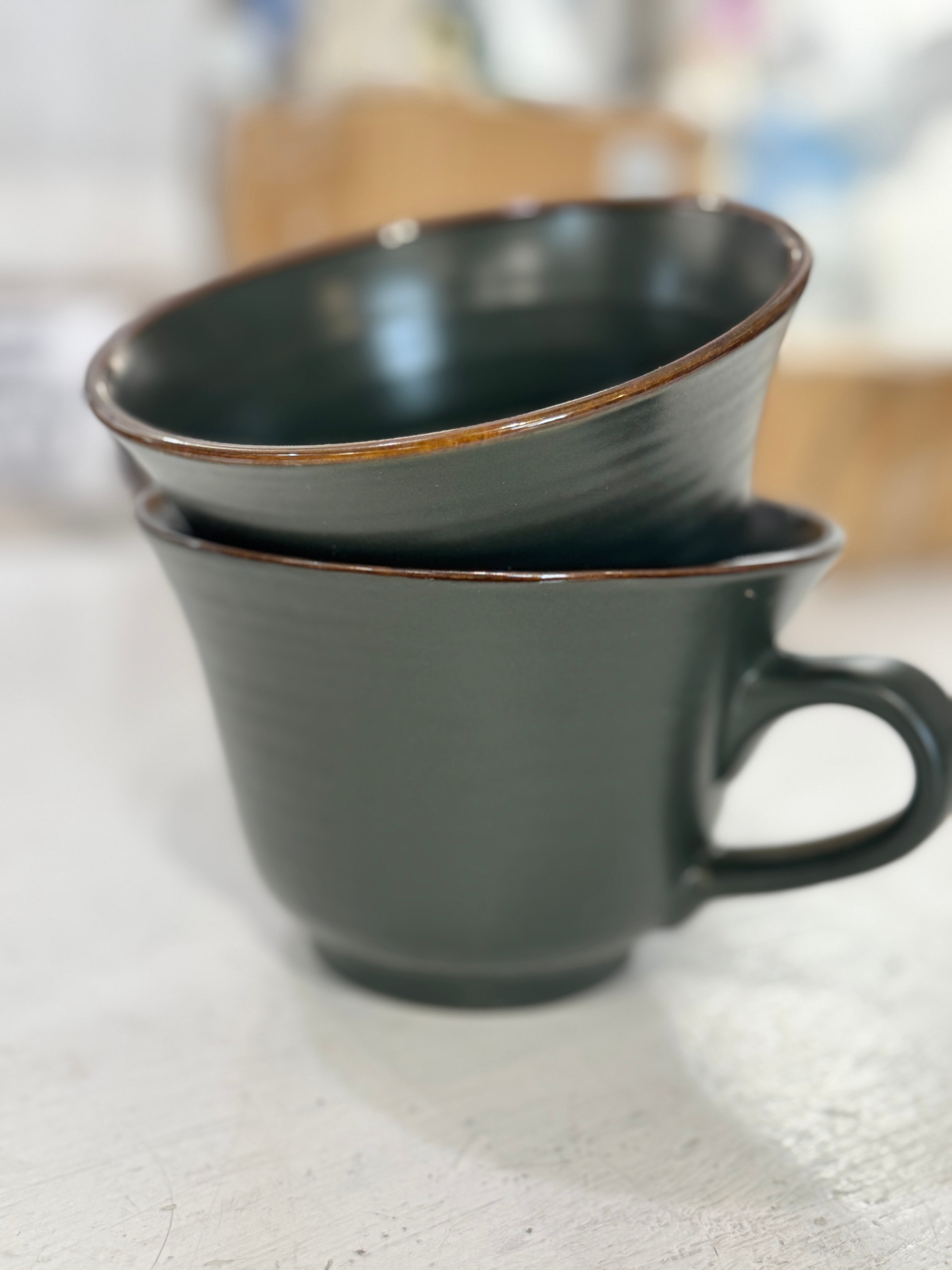 TAZZA COLAZIONE VERDE BOSCO