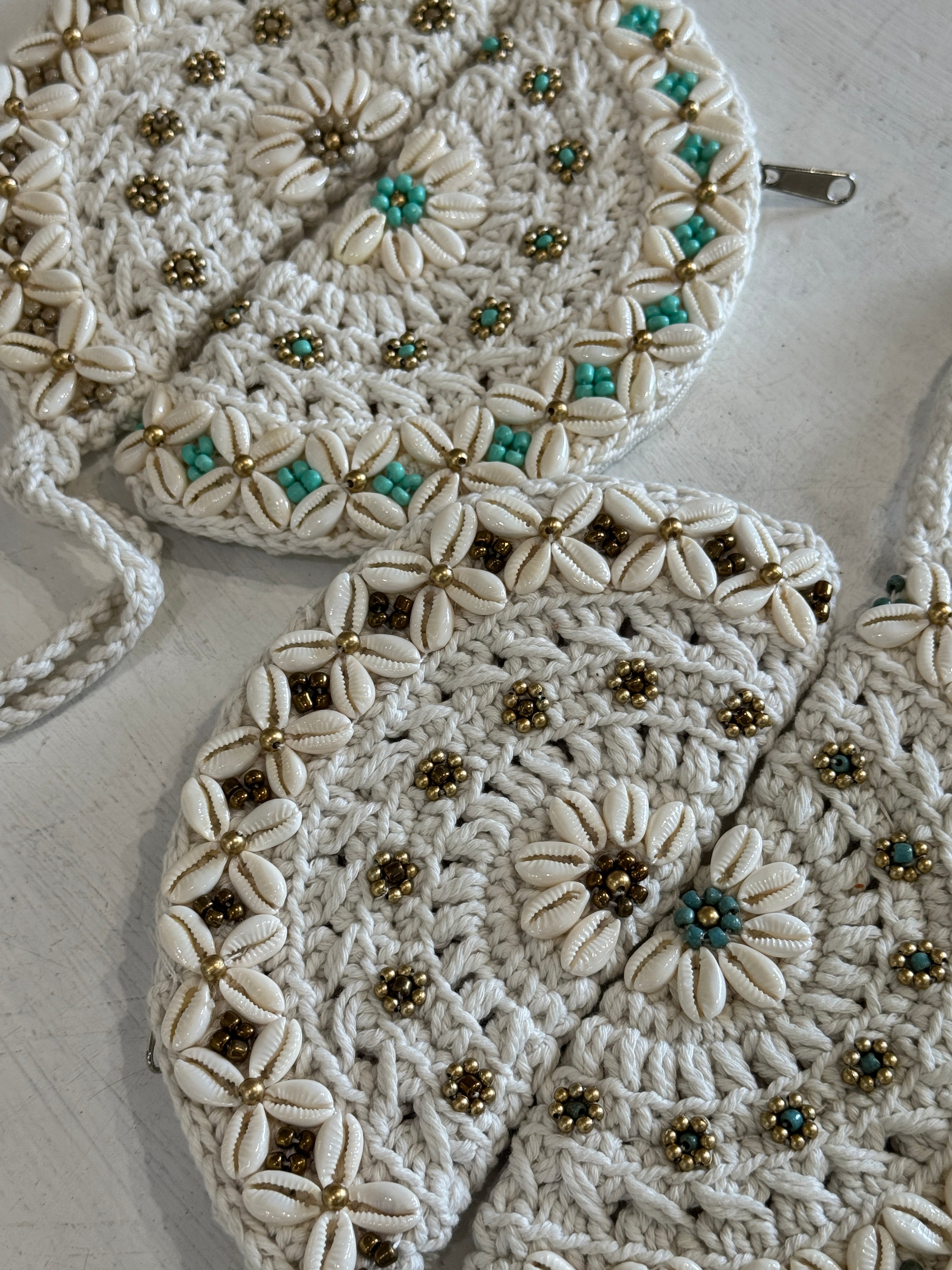 Pochettina Mezzaluna macramé