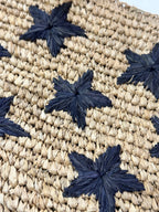 POCHETTE RAFIA STELLINE