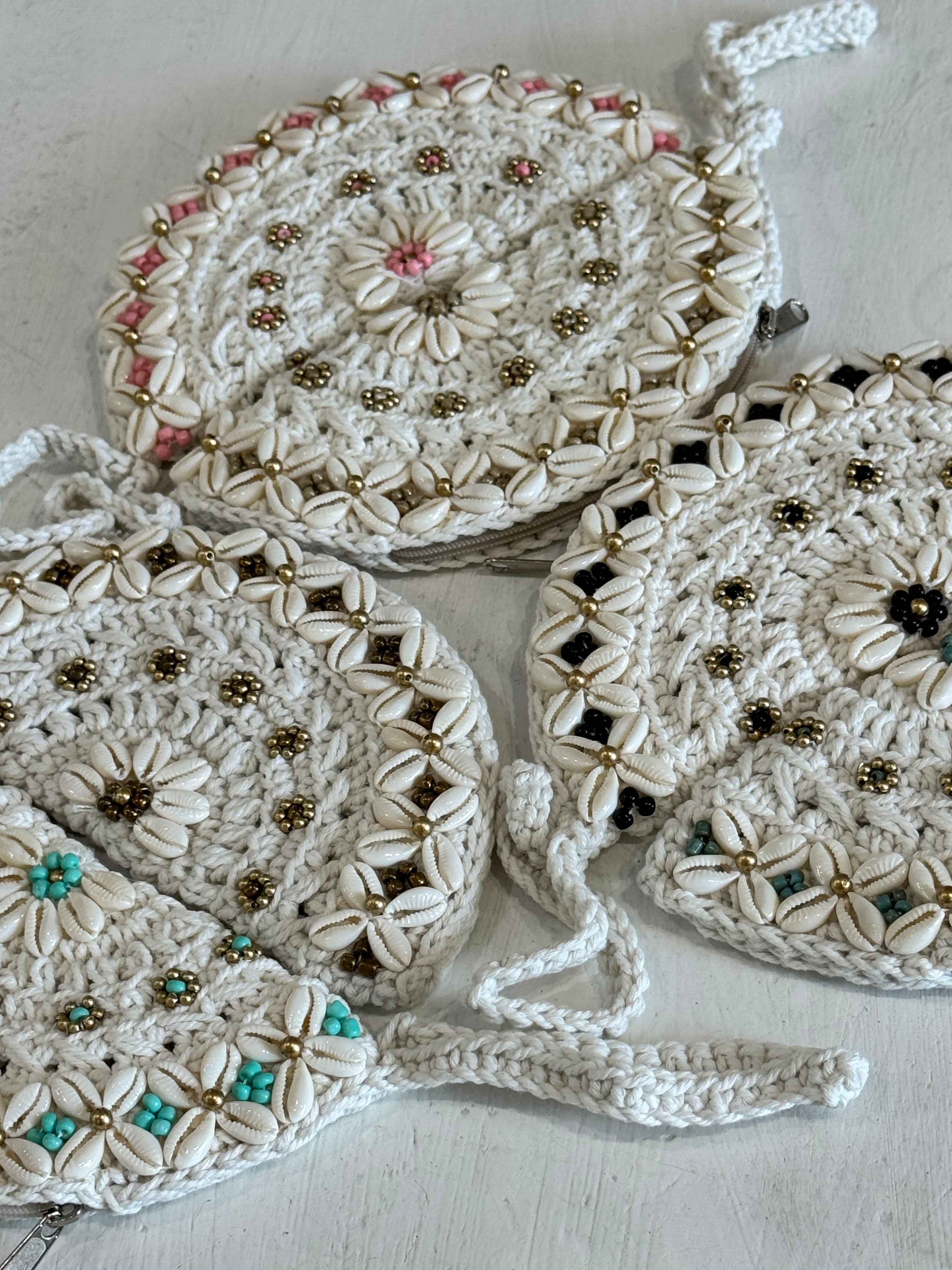Pochettina Mezzaluna macramé