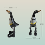 Papera Decorativa In Legno Artigianale Batman Supereroe