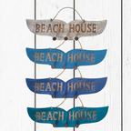 Appendino 3 Ganci Coda di Balena in Legno | Beach House | Artigianale Bali