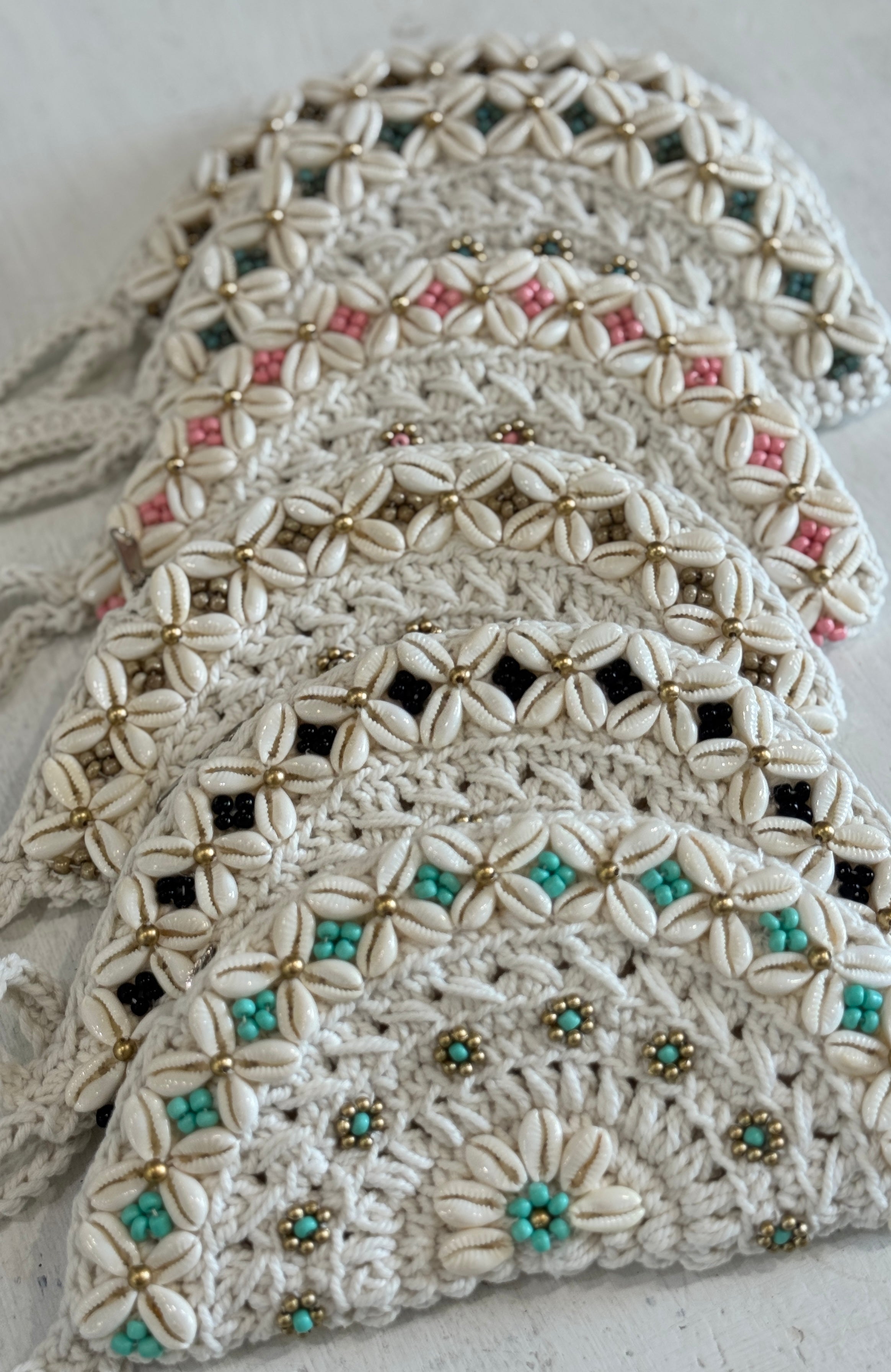 Pochettina Mezzaluna macramé