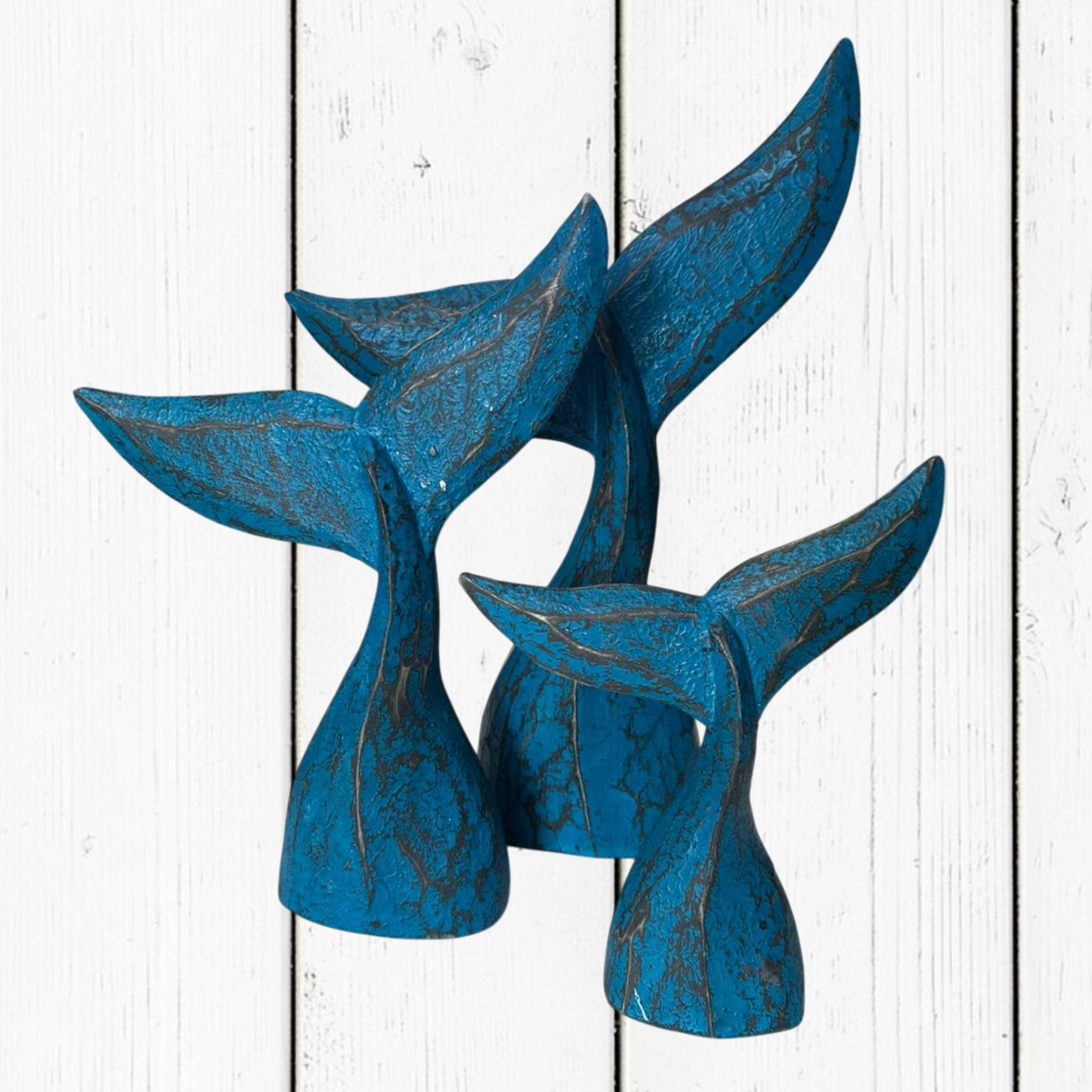 Code di Balena Decorative in Legno