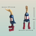 Papera Decorativa In Legno Artigianale Captain America Supereroe Marvel