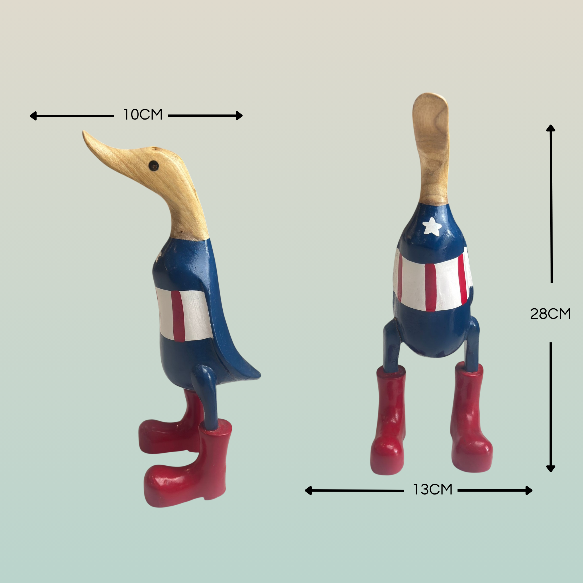 Papera Decorativa In Legno Artigianale Captain America Supereroe Marvel