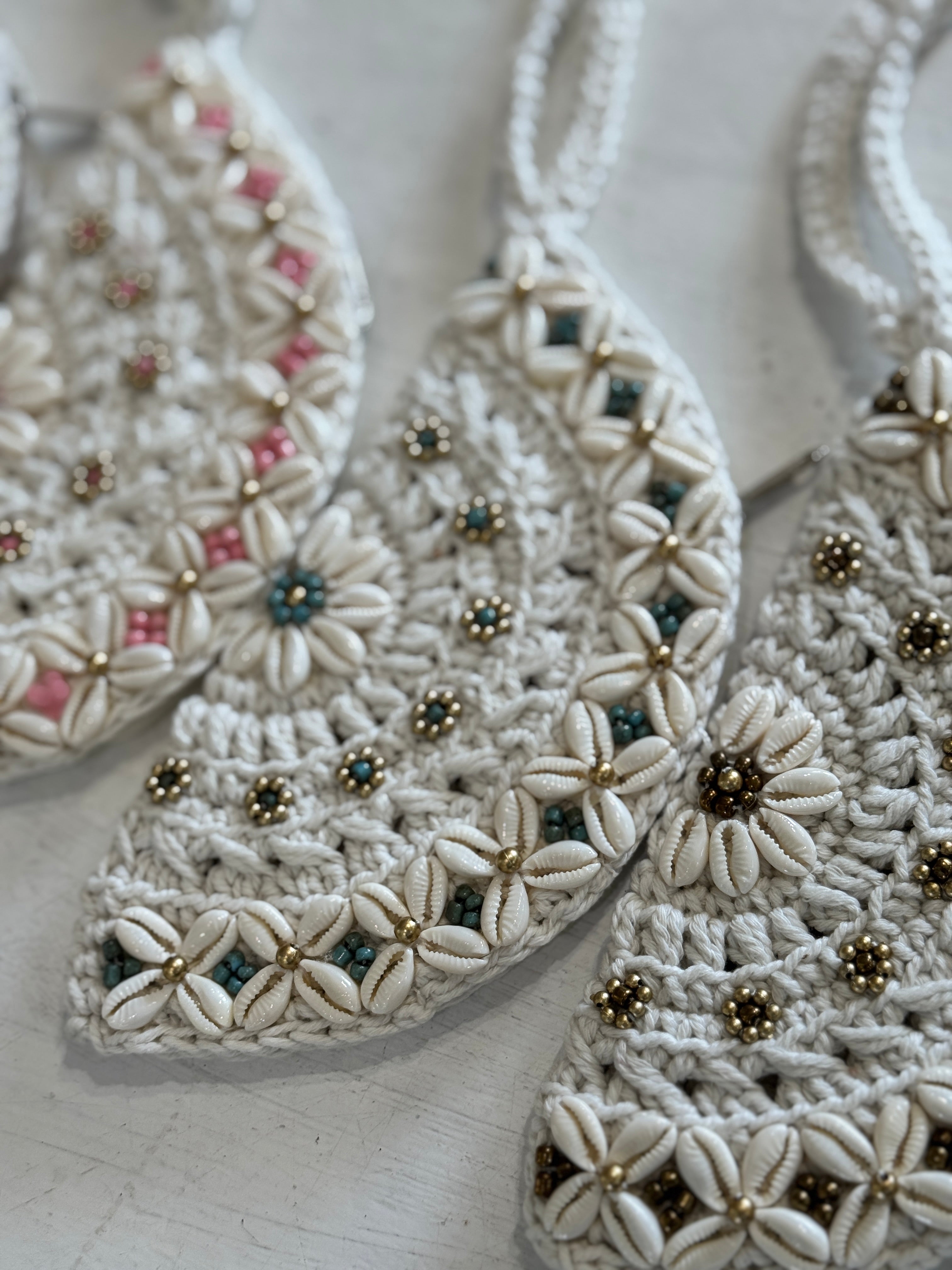 Pochettina Mezzaluna macramé
