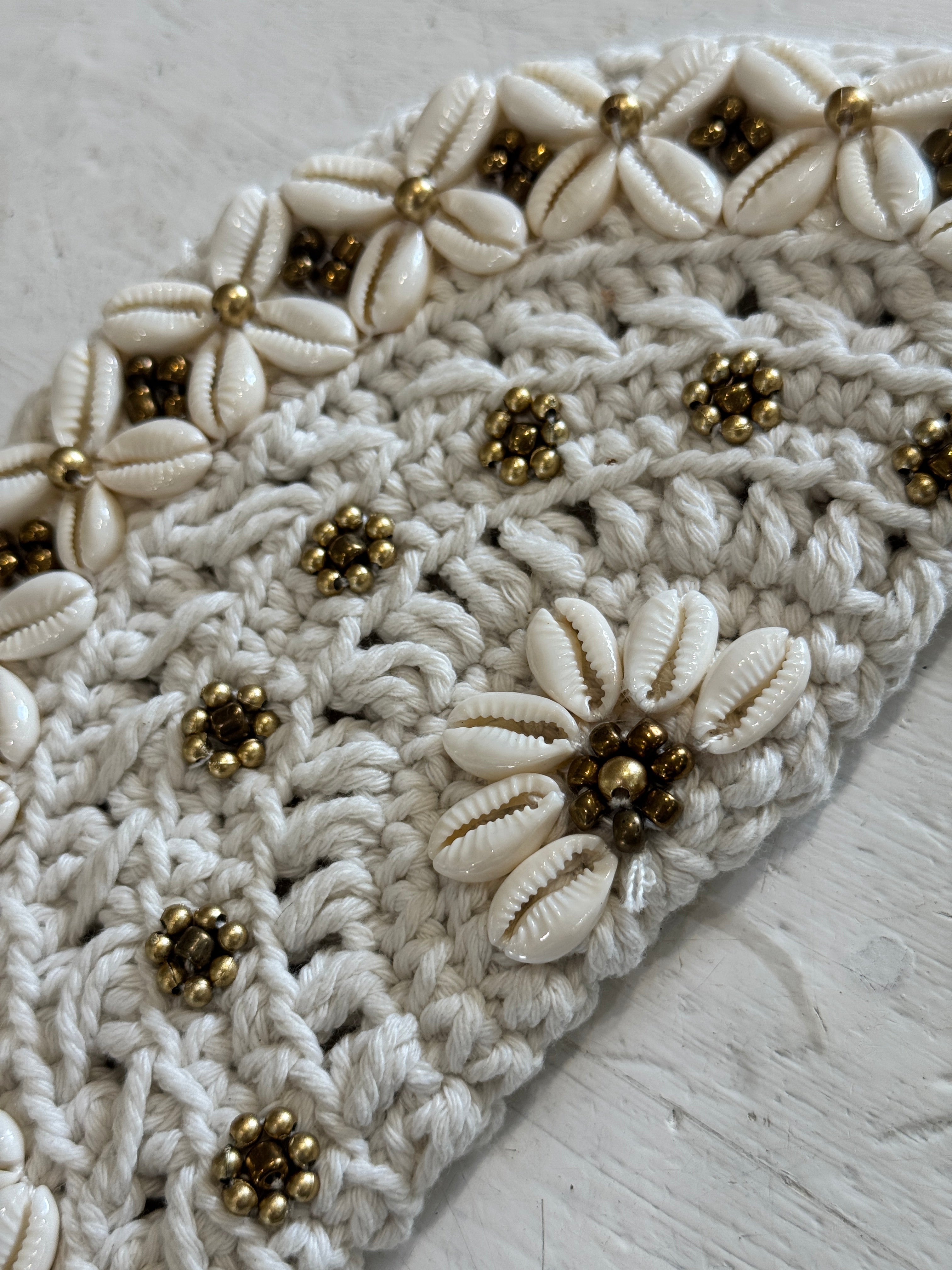Pochettina Mezzaluna macramé