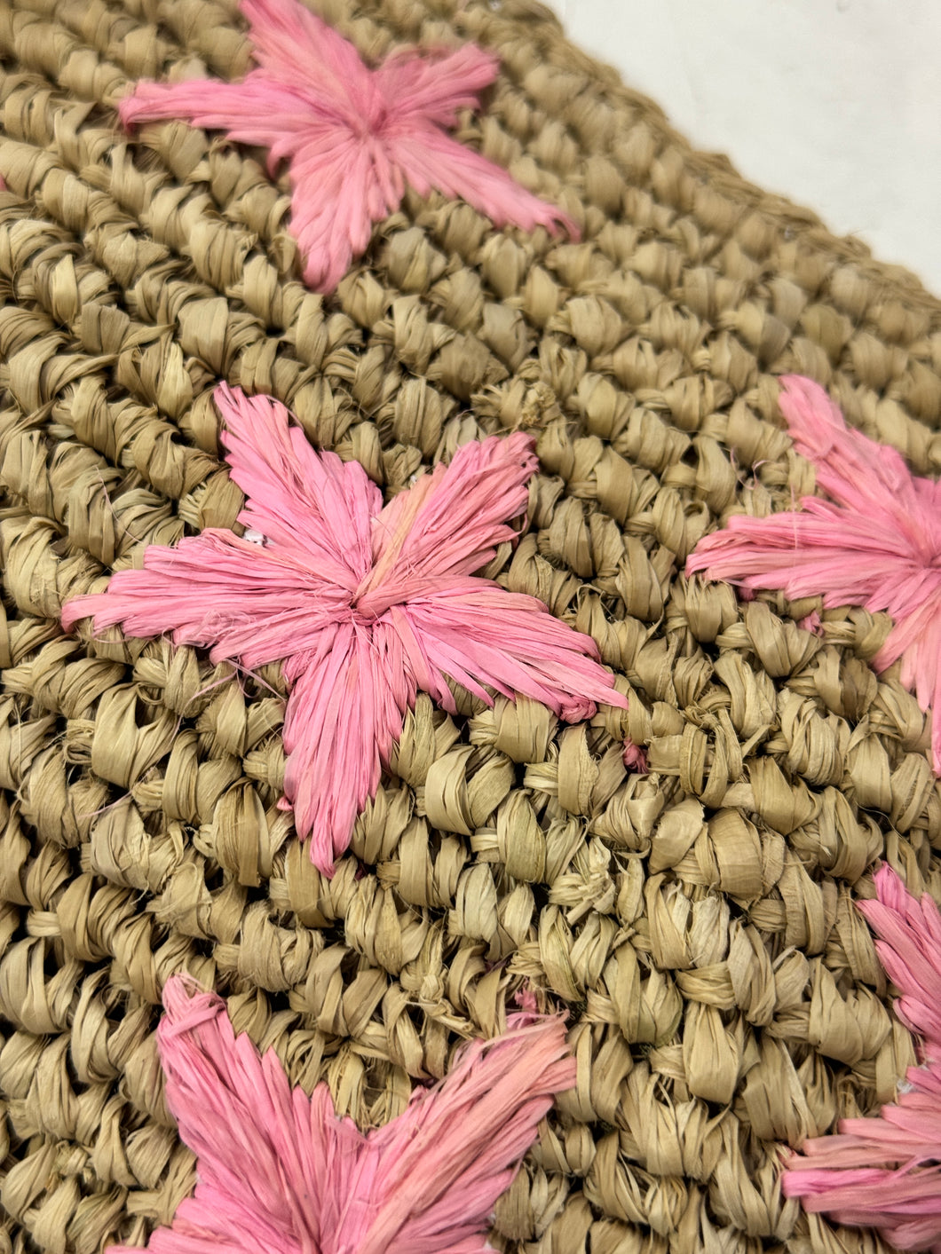 POCHETTE RAFIA STELLINE