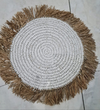 Placemat in Rafia con Frange – Morbido e Lavabile | Importazione Indonesia