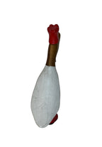 Papera Decorativa in Legno Artigianale Regalo Originale Chef Rosso Fiori