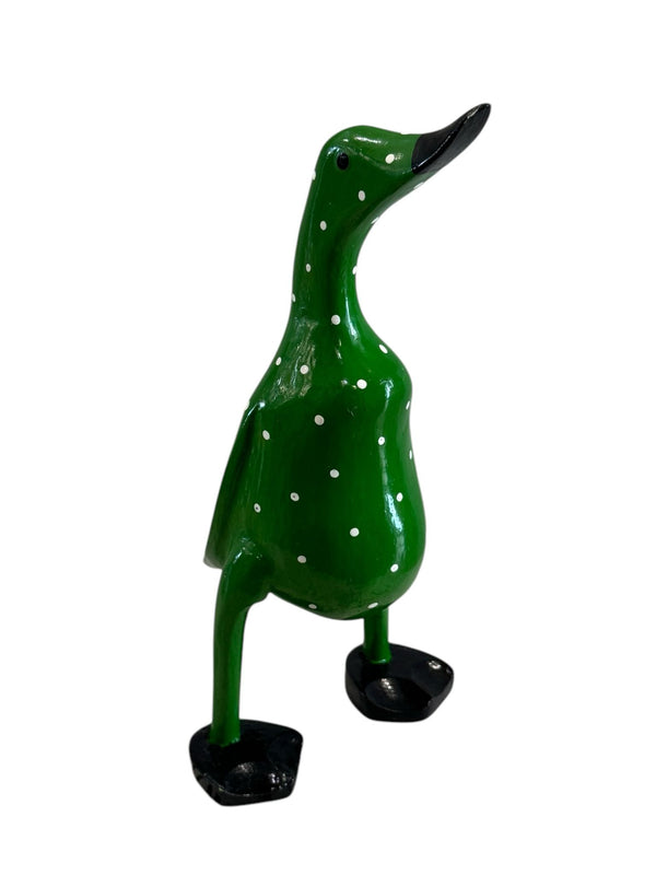 Papera decorativa in legno Special Edition Verde Pois Muso Nero