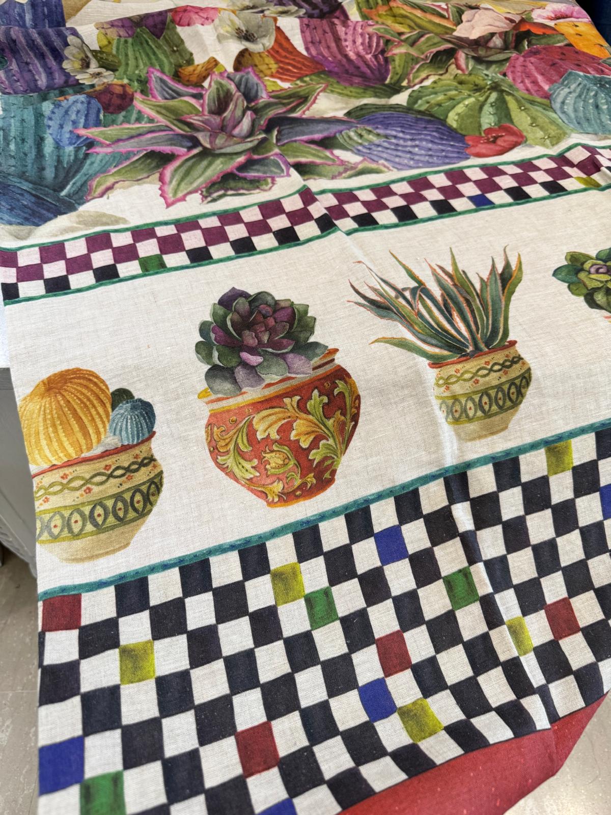 MEZZERO KACTUS IN LINO matrimoniale SCONTO 20%