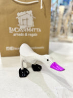 Papera decorativa in legno Chinata Becco Viola