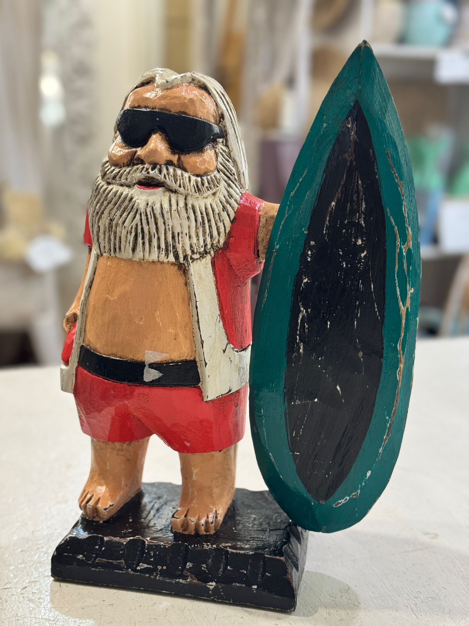 SANTA KLAUS SURF OCCHIALI DA SOLE BASE LEGNO