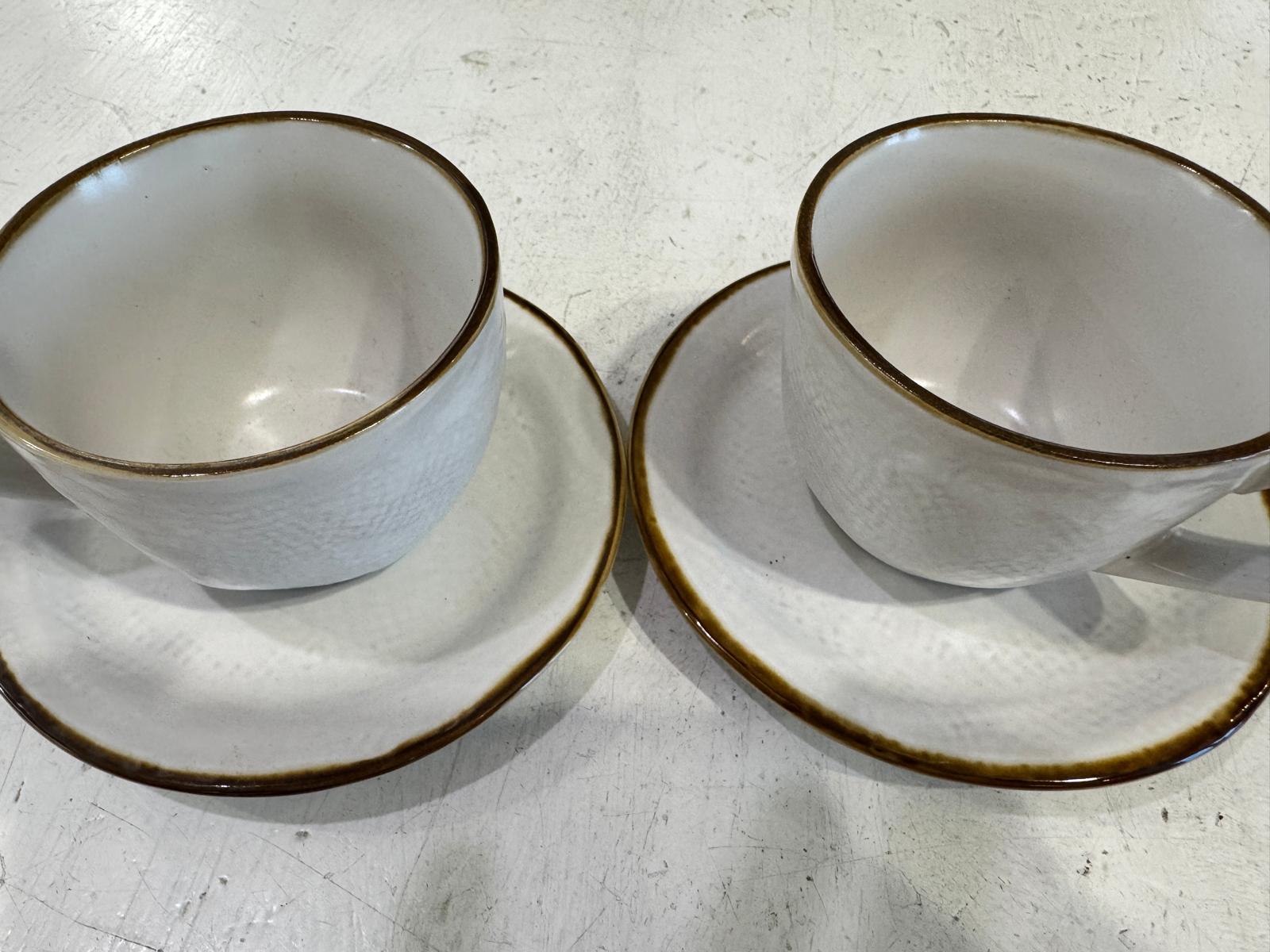 TAZZINA CAFFÈ CON PIATTINO BIANCA