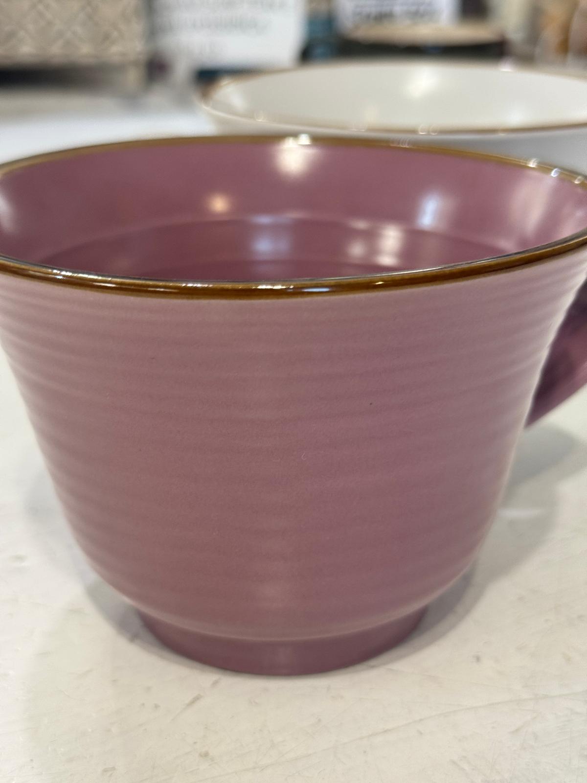 TAZZA COLAZIONE ROSA