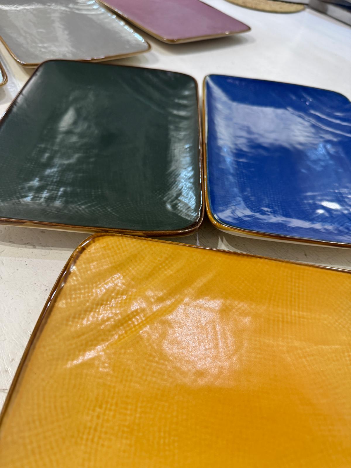 PIATTO RETTANGOLARE COLORI MIX