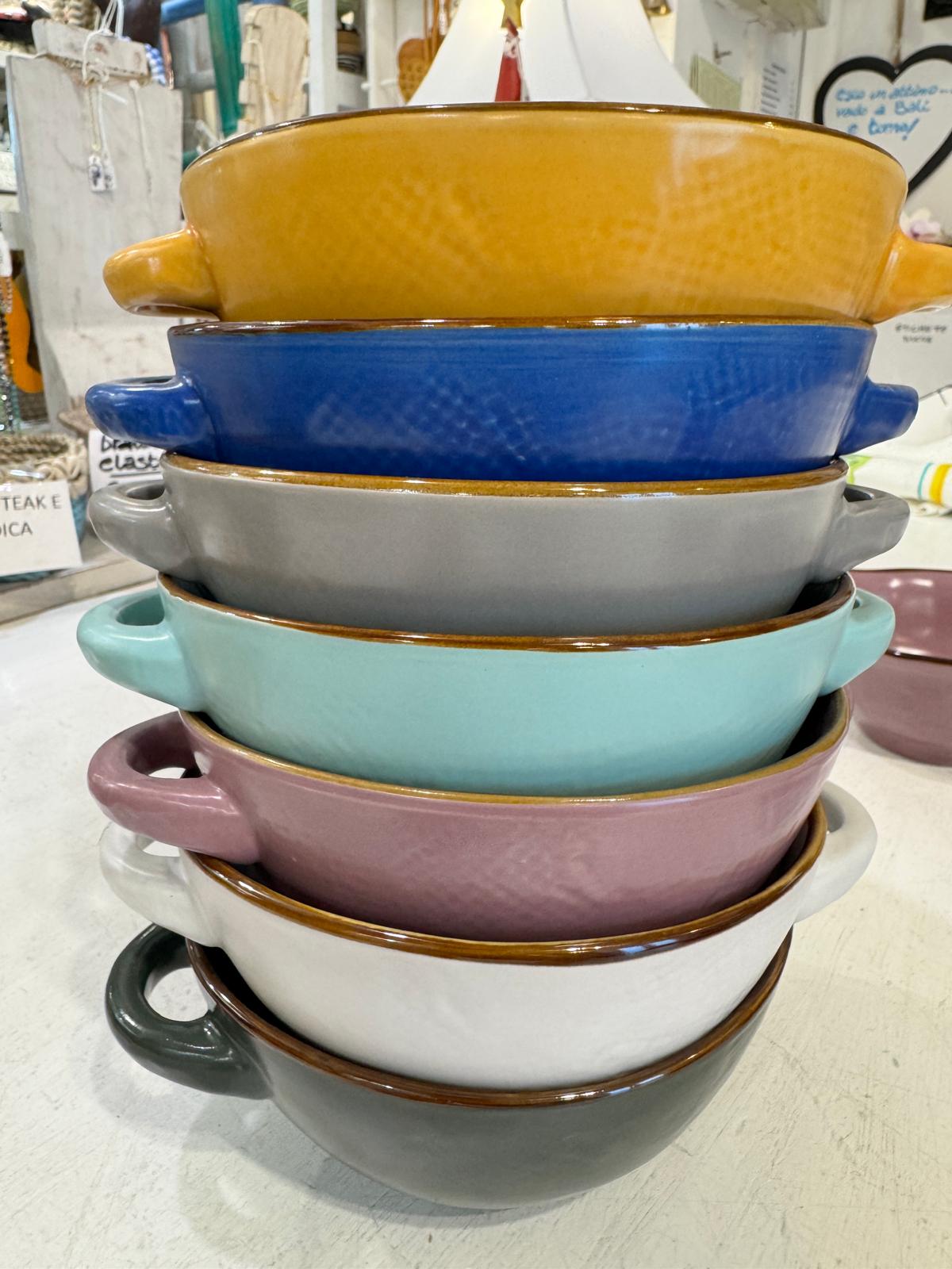 CIOTOLA ZUPPA CON MANICO COLORI MIX