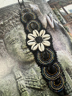 BRACCIALE FASCIA PERLINE E CONCHIGLIE
