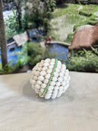 BRACCIALE FILO DORATO COTONE PIETRE DURE