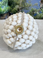 BRACCIALE FILO DI COTONE E PICCOLI ZIRCONI