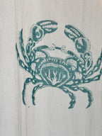 Tenda Voile Cotone Granchi Crab Tiffany Green | Tenda Marina 150x300 cm