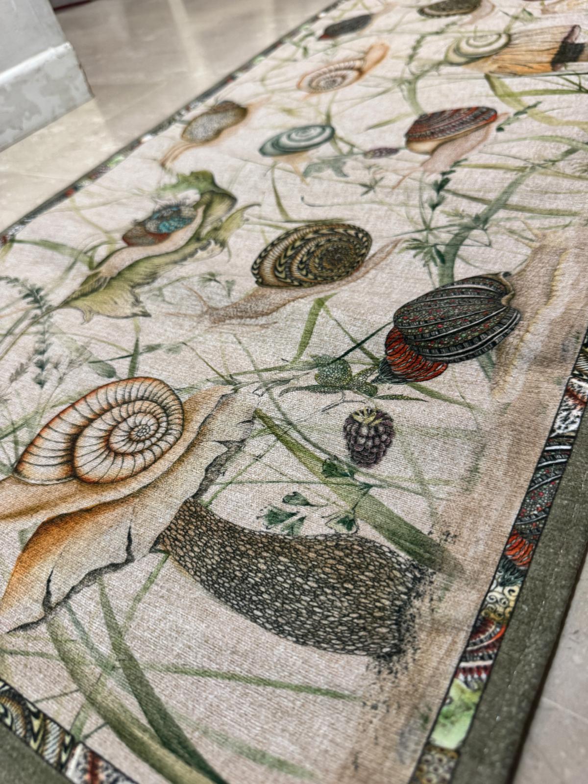 TAPPETO FILO D'ERBA STAMPATO