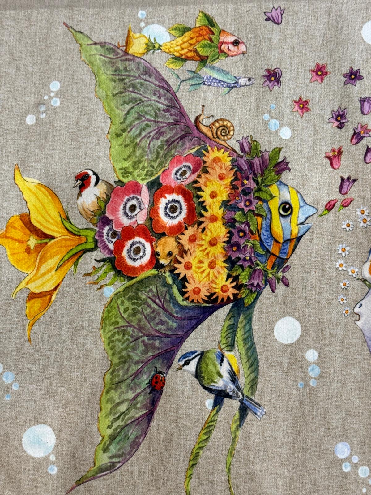 TAPPETO PESCIFLORA STAMPATO