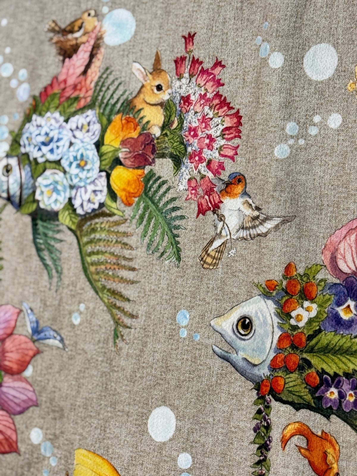 TAPPETO PESCIFLORA STAMPATO