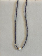 COLLANA MIX PIETRE DURE, PERLE, CRYSTAL E CONCHIGLIE
