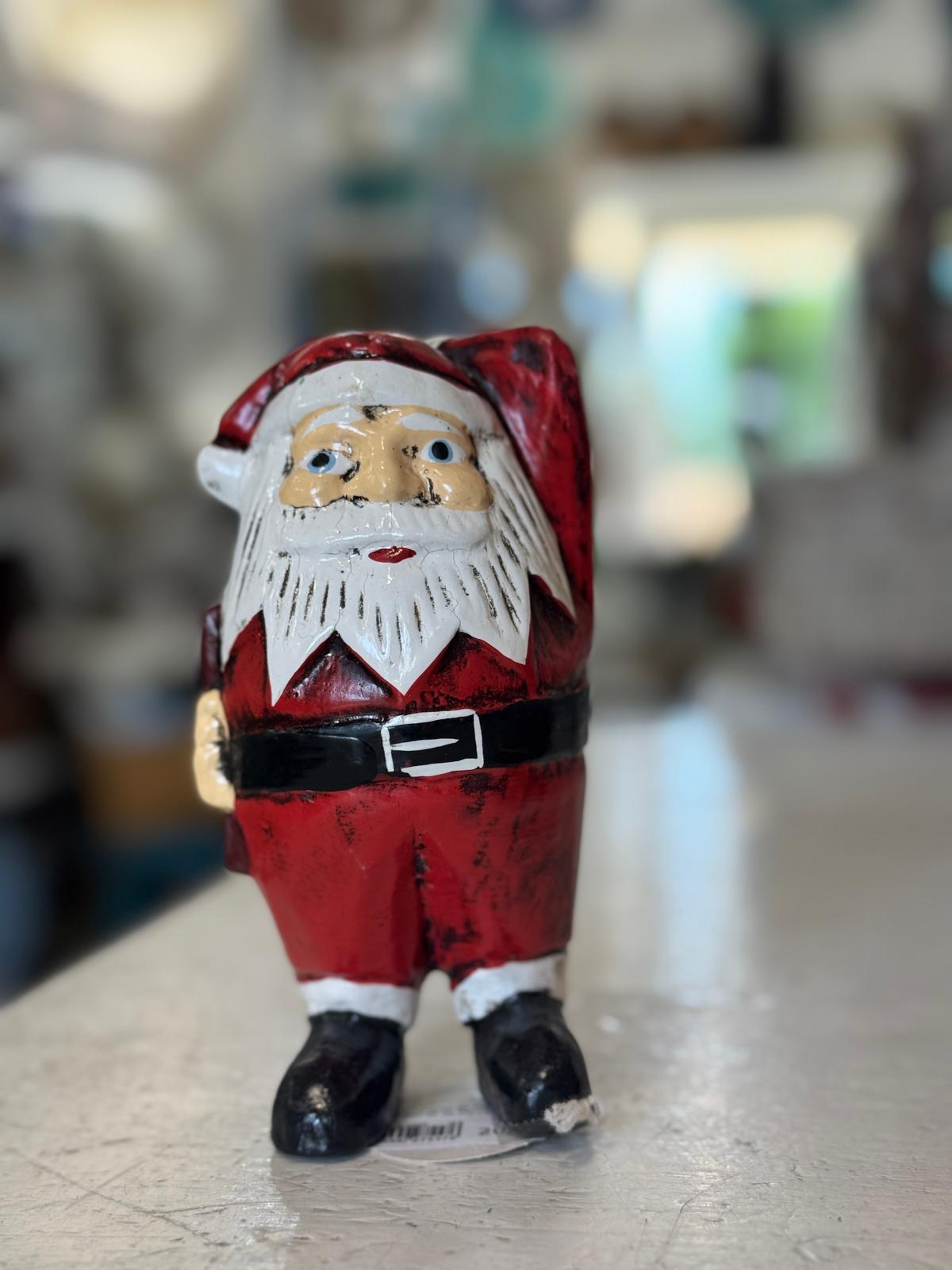 SANTA KLAUS IN PIEDI BRACCIO IN ALTO