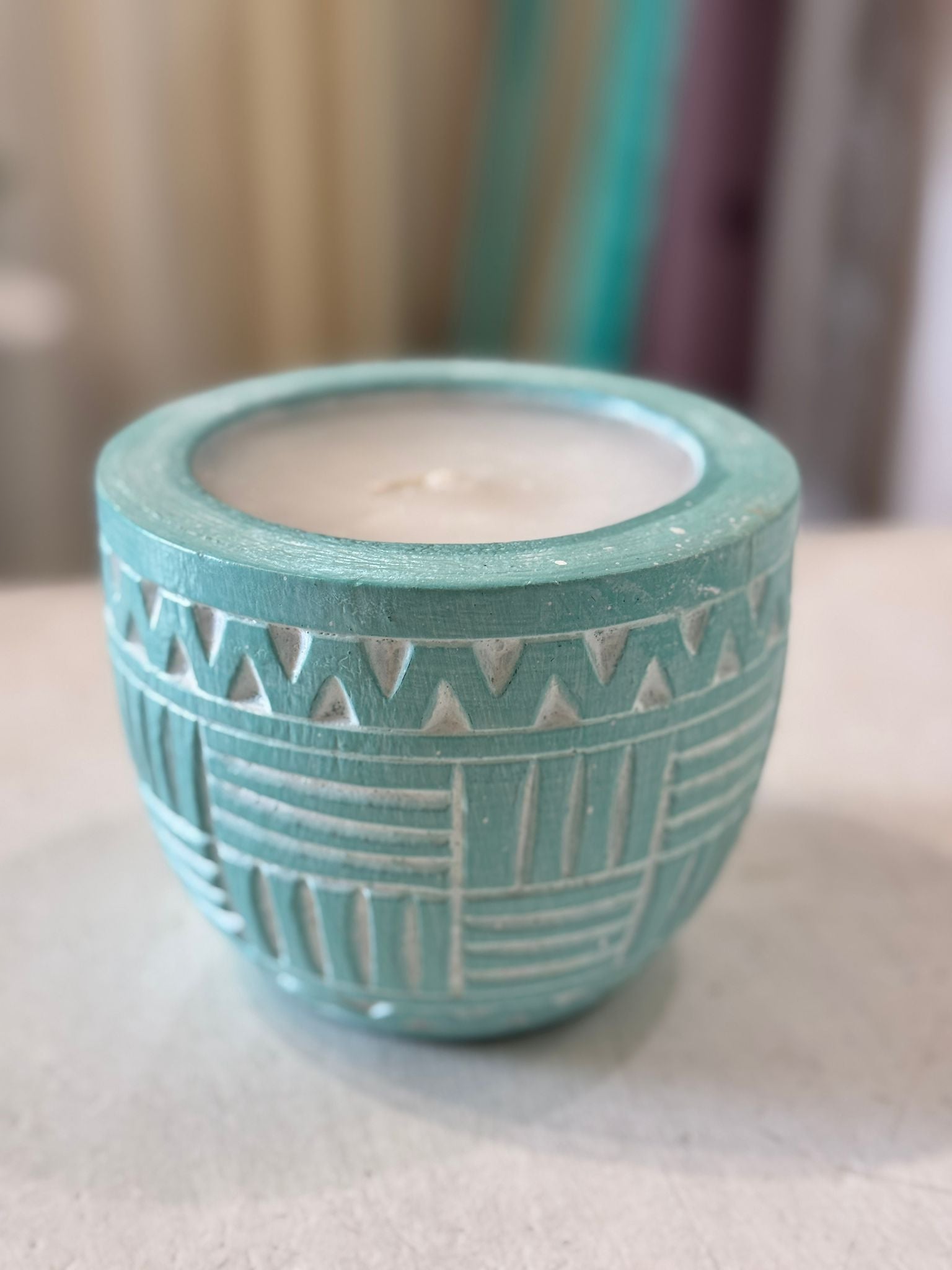 CANDELA LEGNO INTAGLIATO