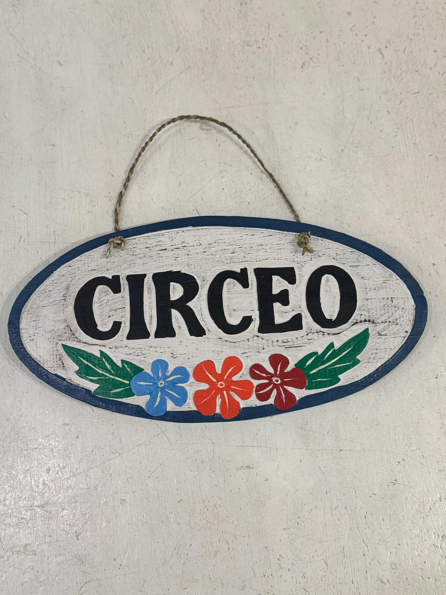 TARGA OVALE CIRCEO FRANGIPANE