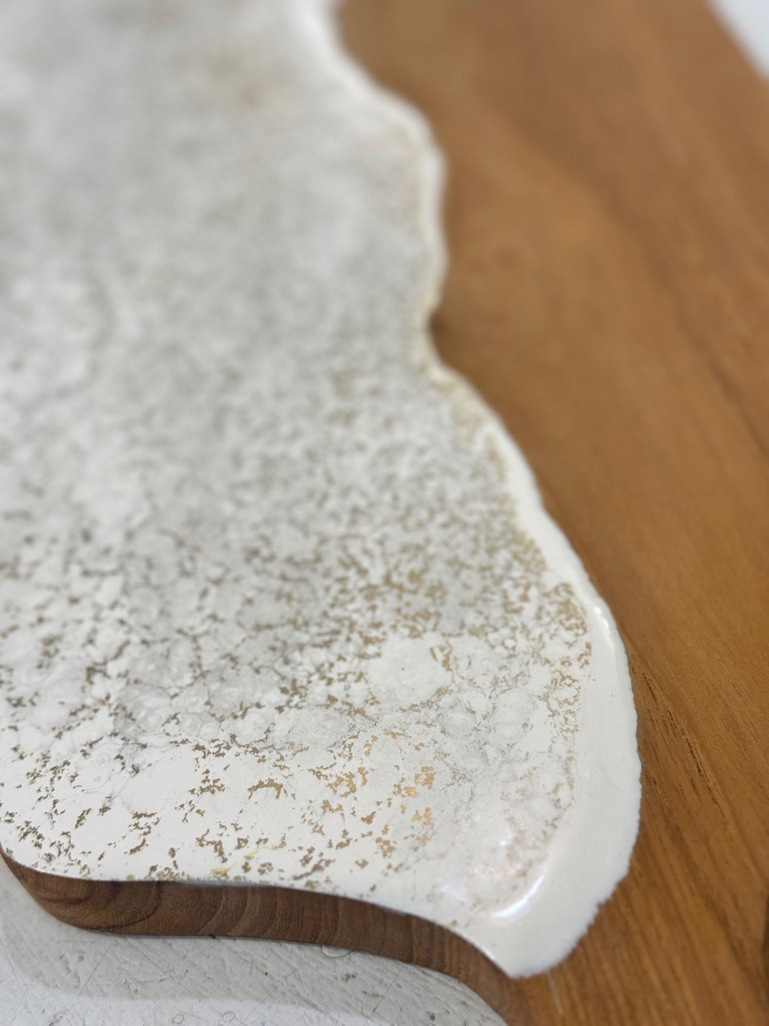 TAGLIERE TEAK E RESINA EPOSSIDICA