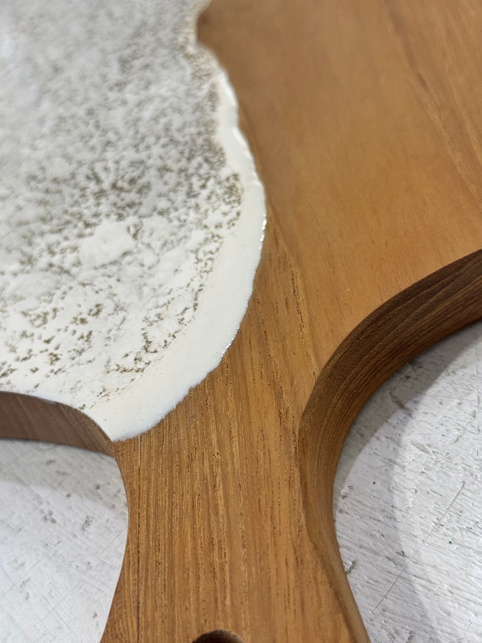 TAGLIERE TEAK E RESINA EPOSSIDICA